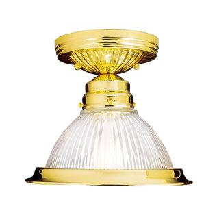 Livex Lighting 6006-02 Home Basics Ceiling Mount in Polished Brass 